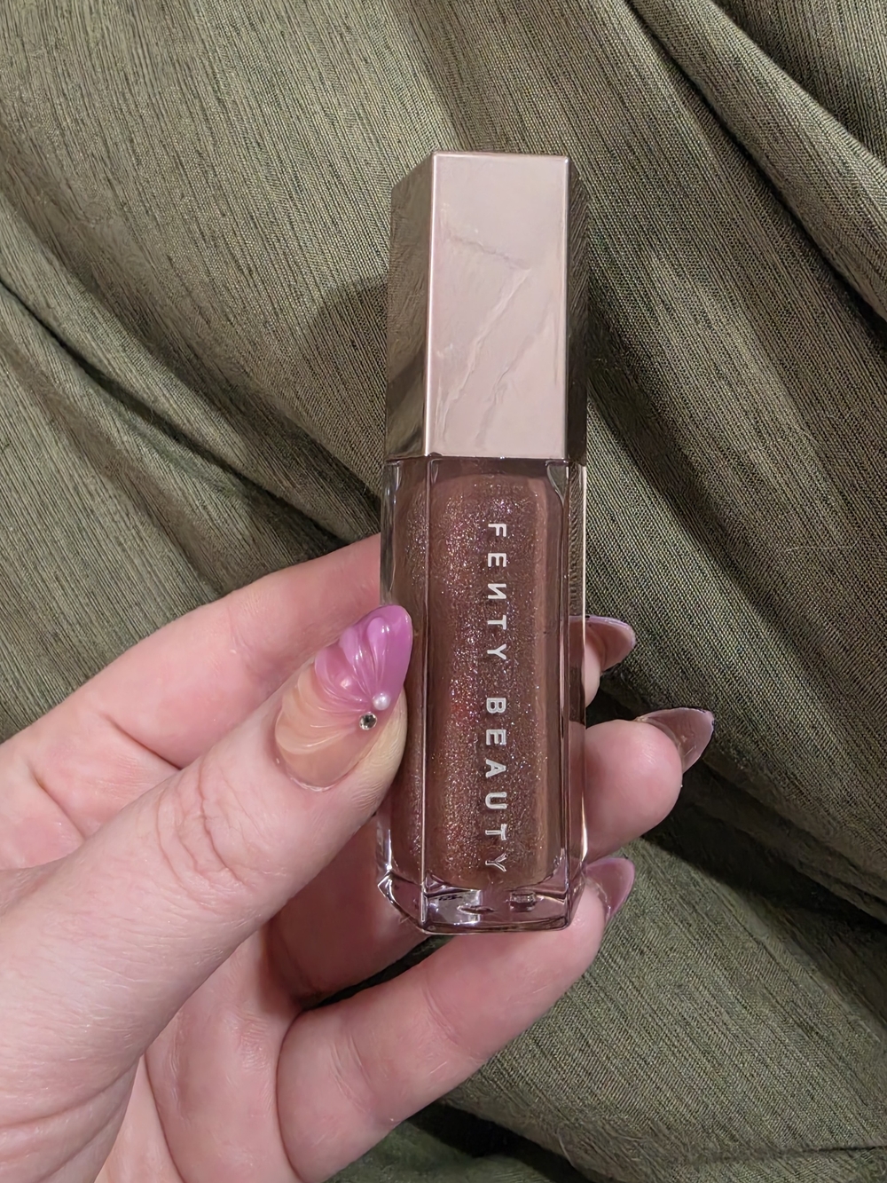 Fenty Beauty Gloss Bomb Lip Universal Luminzer - Rose Amber - NWOB